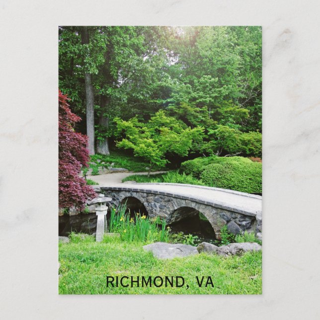 Richmond Virginia Maymont Park Travel Photo Postcard (Front)