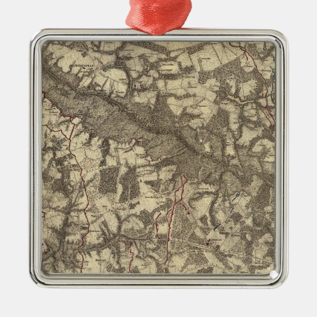 Richmond, Virginia Metal Tree Decoration (Front)