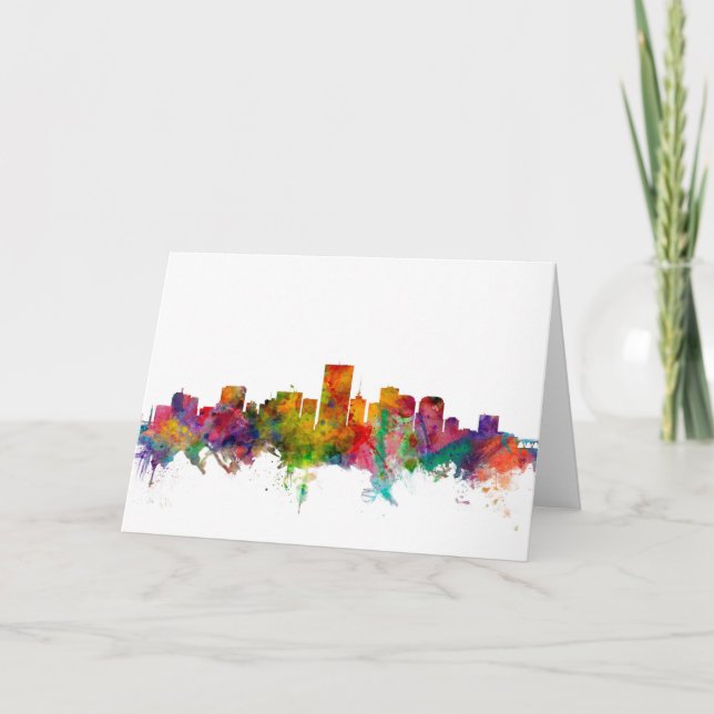 Richmond Virginia Skyline Card (Front)