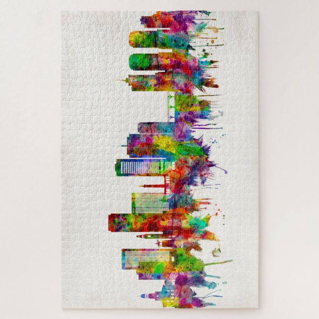 Richmond Virginia Skyline Jigsaw Puzzle (Vertical)