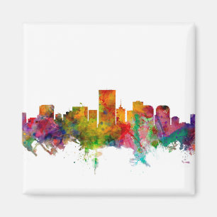 Richmond Virginia Skyline Magnet