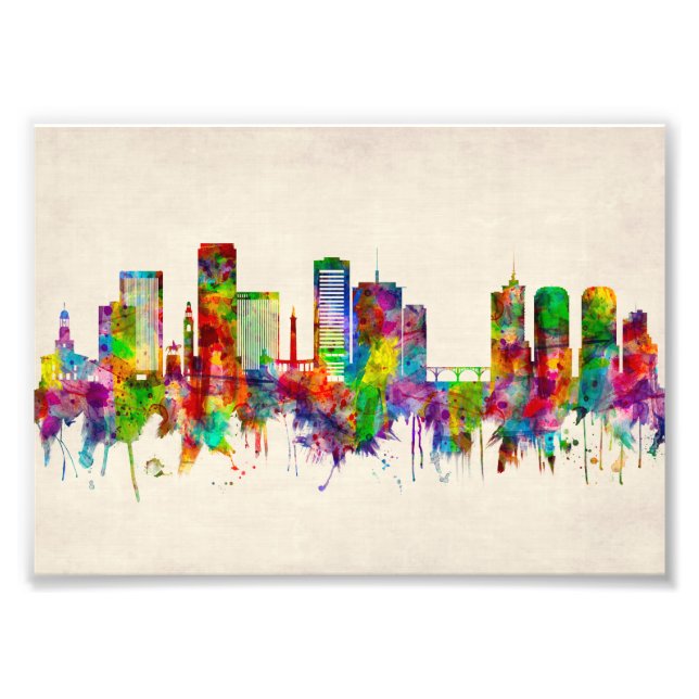Richmond Virginia Skyline Photo Print (Front)