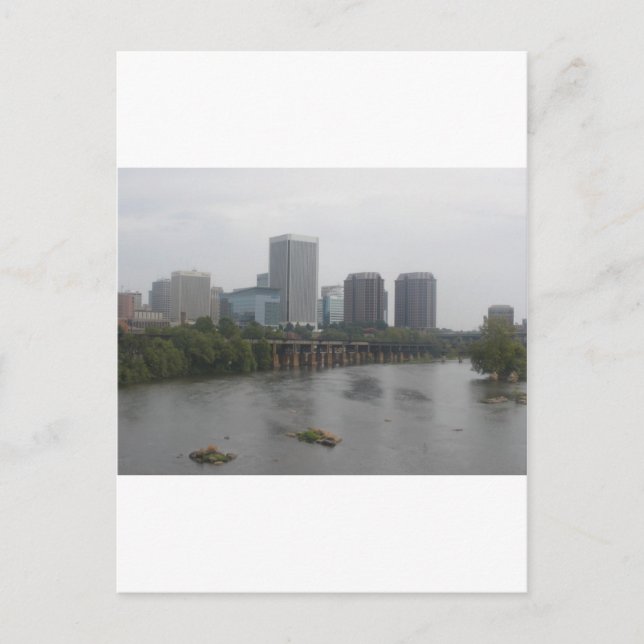 Richmond Virginia Skyline Postcard (Front)