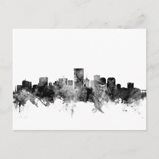 Richmond Virginia Skyline Postcard (Front)