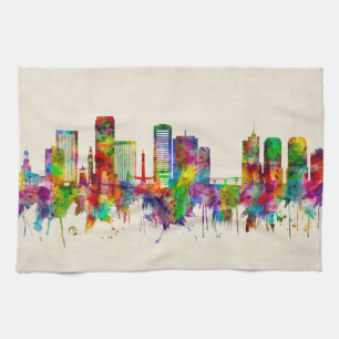 Richmond Virginia Skyline Tea Towel