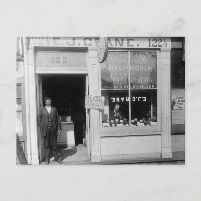 Richmond Watchmaker: 1899 Postcard (Front)