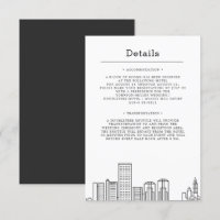 Richmond Wedding | Guest Details Invitation