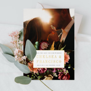 Richness of Spring Floral Photo Save the Date