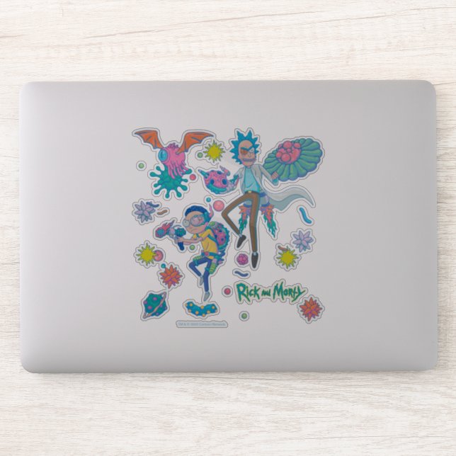 RICK AND MORTY™ | Among Infected Cells Pattern (Computer)