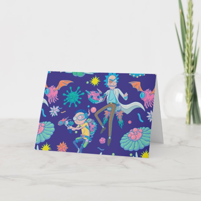 RICK AND MORTY™ | Among Infected Cells Pattern Card (Front)