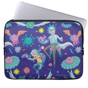 RICK AND MORTY™   Among Infected Cells Pattern Laptop Sleeve