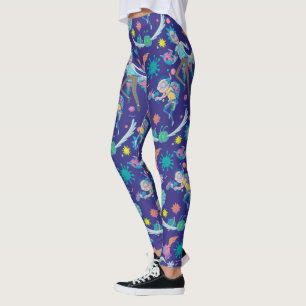 RICK AND MORTY™ Among Infected Cells Pattern Leggings