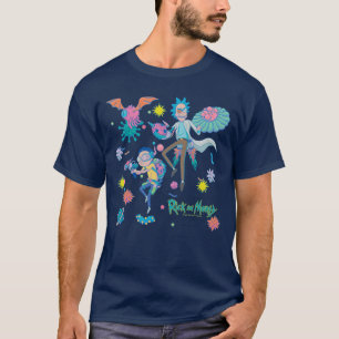 RICK AND MORTY™   Among Infected Cells Pattern T-Shirt