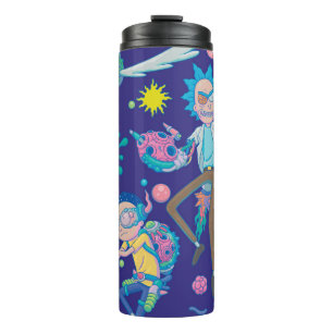 RICK AND MORTY™   Among Infected Cells Pattern Thermal Tumbler