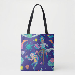 RICK AND MORTY™ Among Infected Cells Pattern Tote Bag