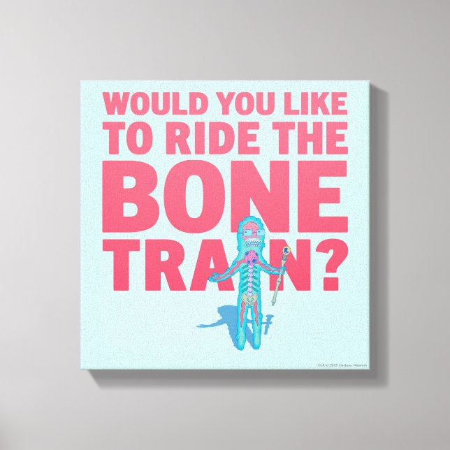 RICK AND MORTY™ | Anatomy Park - Bone Train Canvas Print (Front)