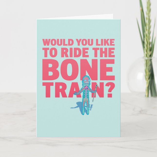 RICK AND MORTY™ | Anatomy Park - Bone Train Card (Front)