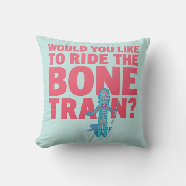 RICK AND MORTY™ | Anatomy Park - Bone Train Cushion (Front)