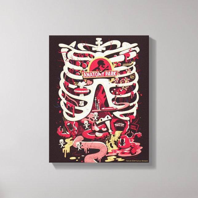 RICK AND MORTY™ | Anatomy Park Rib Cage Canvas Print (Front)