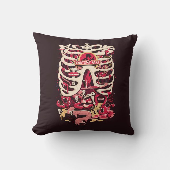 RICK AND MORTY™ | Anatomy Park Rib Cage Cushion (Front)