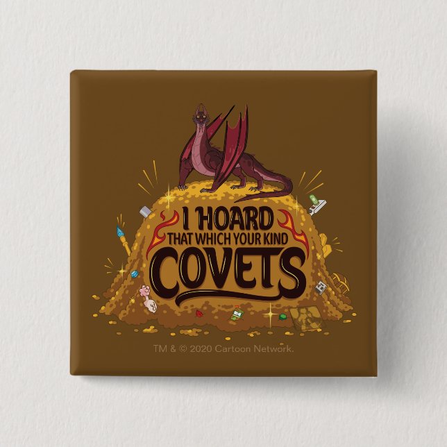 RICK AND MORTY™ | Balthromaw's Hoard 15 Cm Square Badge (Front)