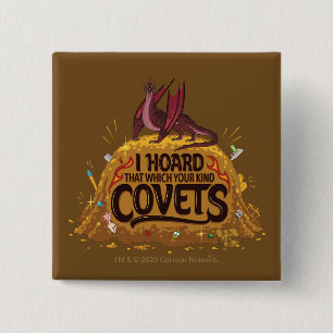 RICK AND MORTY™   Balthromaw's Hoard 15 Cm Square Badge