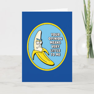 RICK AND MORTY™   Banana Rick Badge Card