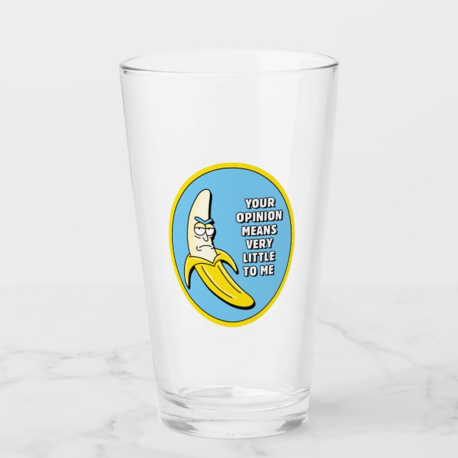 RICK AND MORTY™ | Banana Rick Badge Glass (Front)