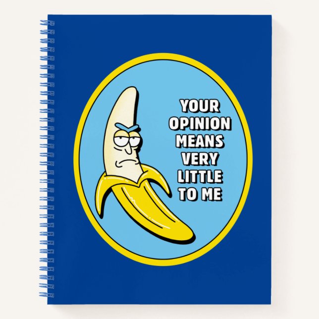 RICK AND MORTY™ | Banana Rick Badge Notebook (Front)
