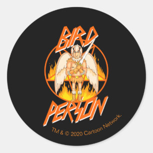 RICK AND MORTY™   Bird Person Pentagram Classic Round Sticker
