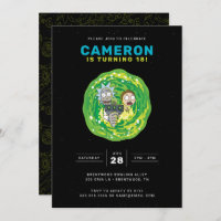 RICK AND MORTY™  Birthday Invitation