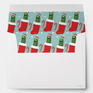 Rick and Morty   Christmas Pickle Rick Pattern Envelope