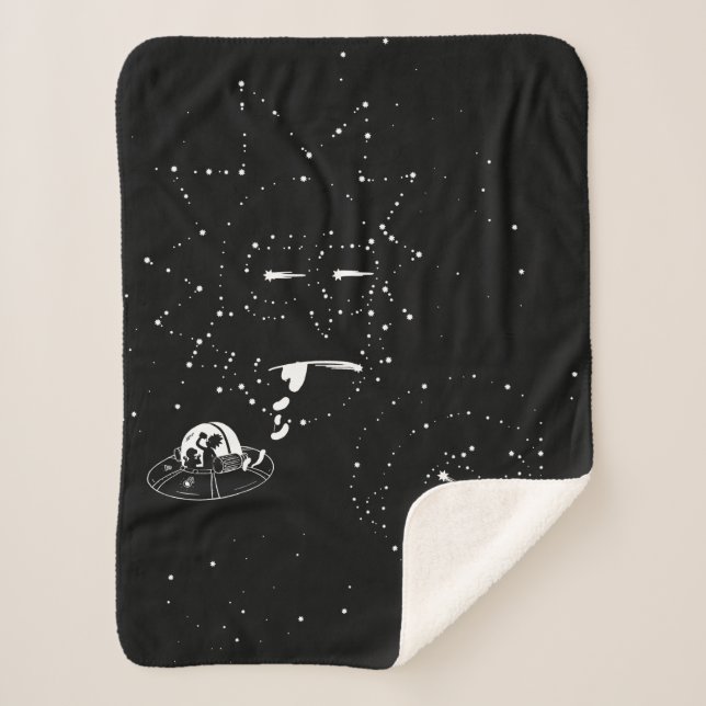 RICK AND MORTY™ | Constellations Sherpa Blanket (Front)