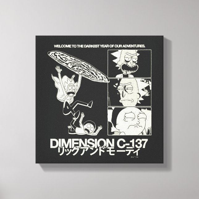 RICK AND MORTY™ | Dimension C-137 Canvas Print (Front)