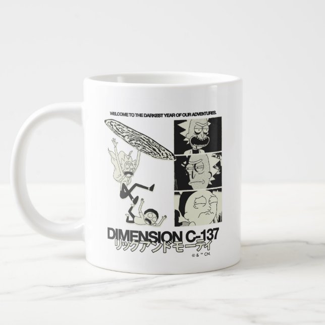 RICK AND MORTY™ | Dimension C-137 Large Coffee Mug (Left)