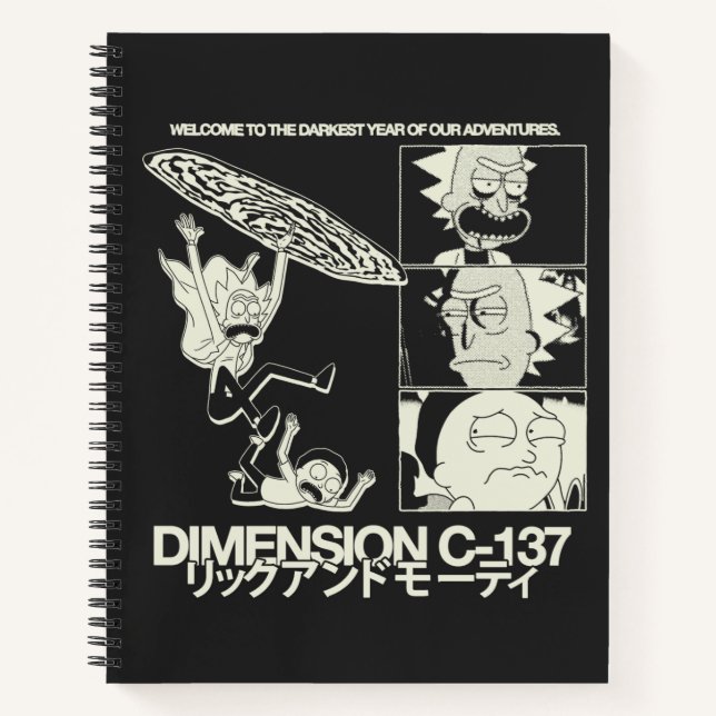 RICK AND MORTY™ | Dimension C-137 Notebook (Front)