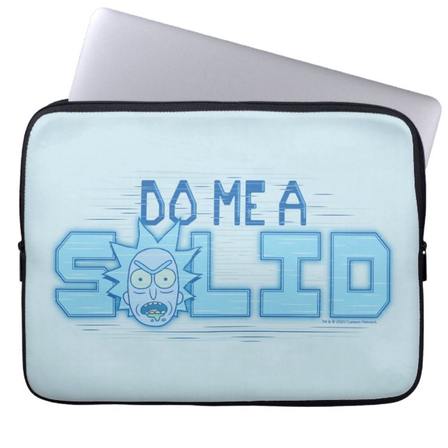 RICK AND MORTY™ | Do Me A Solid Laptop Sleeve (Front)