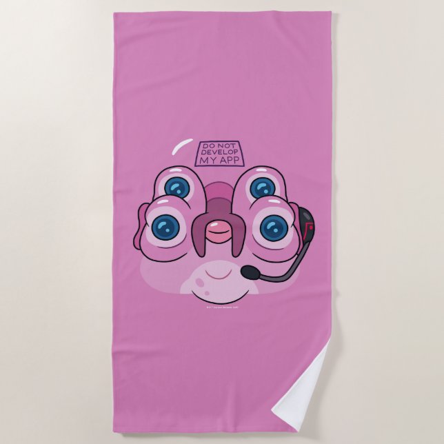 RICK AND MORTY™ | DO NOT DEVELOP MY APP BEACH TOWEL (Front)