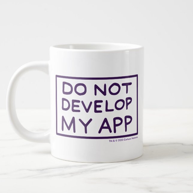 RICK AND MORTY™ | DO NOT DEVELOP MY APP LARGE COFFEE MUG (Left)