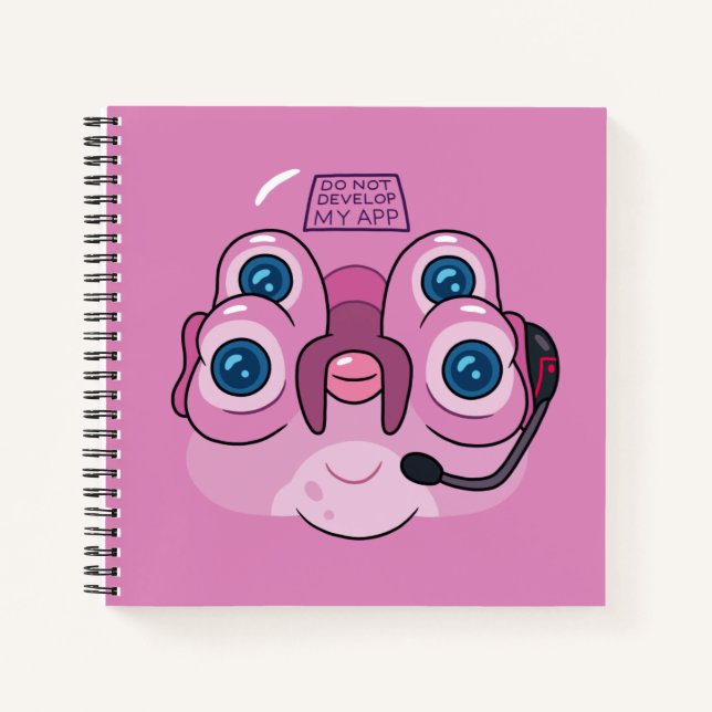 RICK AND MORTY™ | DO NOT DEVELOP MY APP NOTEBOOK (Front)