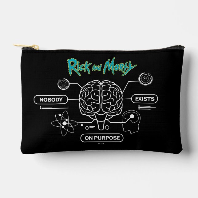 RICK AND MORTY™ | Download Backup Brain Accessory Pouch (Front)