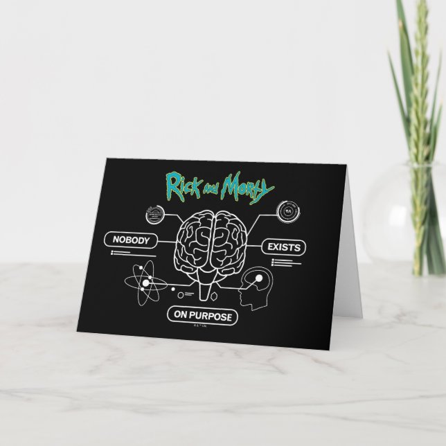 RICK AND MORTY™ | Download Backup Brain Card (Front)