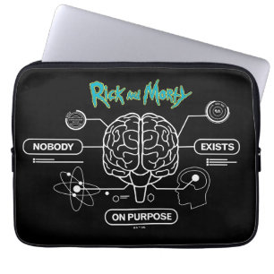 RICK AND MORTY™   Download Backup Brain Laptop Sleeve