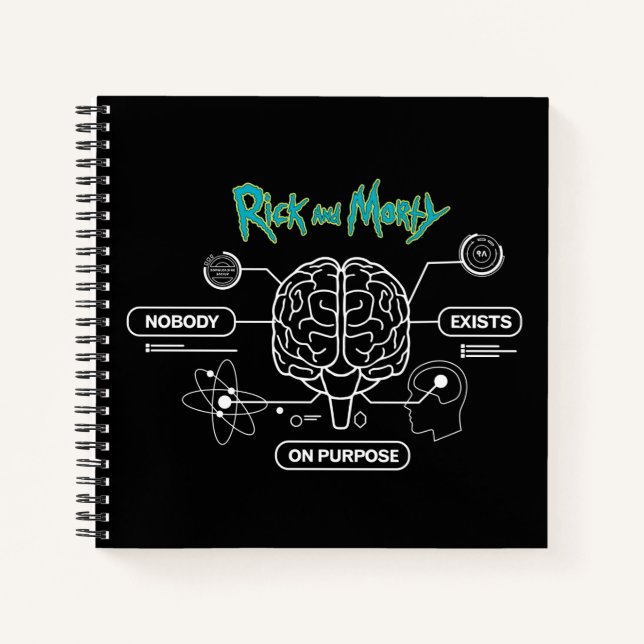 RICK AND MORTY™ | Download Backup Brain Notebook (Front)