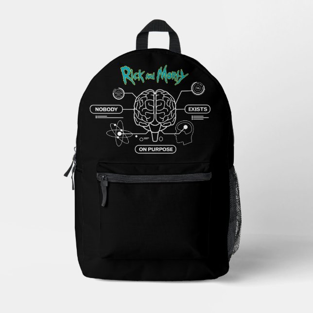 RICK AND MORTY™ | Download Backup Brain Printed Backpack (Front)