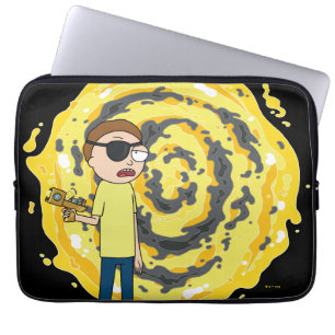 RICK AND MORTY™   Evil Morty Portal Laptop Sleeve