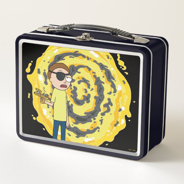RICK AND MORTY™ | Evil Morty Portal Metal Lunch Box (Front)