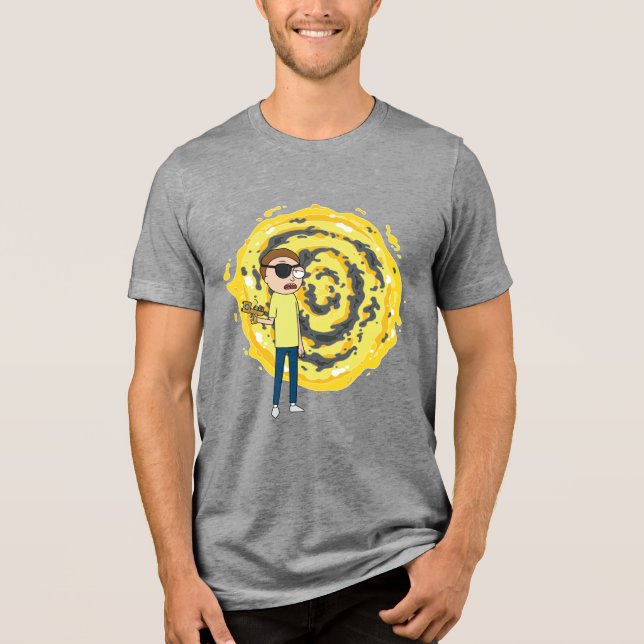 RICK AND MORTY™ | Evil Morty Portal Tri-Blend Shirt (Front)