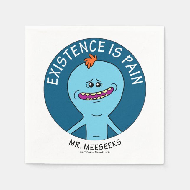 RICK AND MORTY™ | Existence Is Pain Napkin (Front)