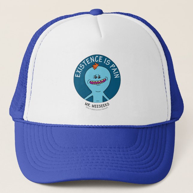 RICK AND MORTY™ | Existence Is Pain Trucker Hat (Front)
